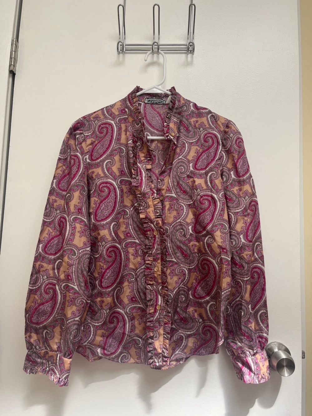 Vintage Paisley Blouse